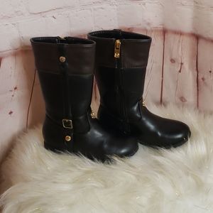 Toddlers Michael Kors black riding boots
